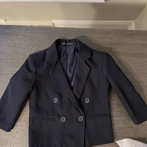 Navy blue size 2 suit coat